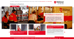 Desktop Screenshot of malteser-kiedrich.de